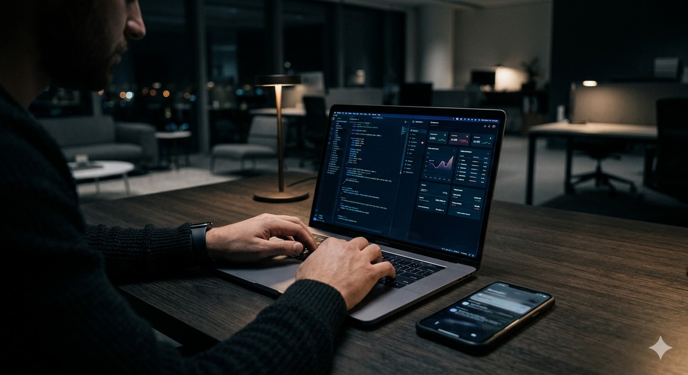 Business Manager utilisant HyrePad